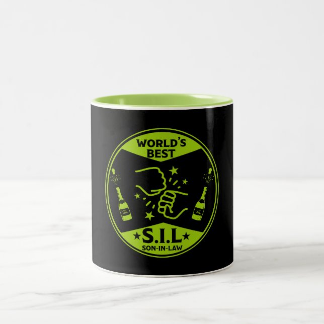 Der beste Sohn der Welt Zweifarbige Tasse (Mittel)