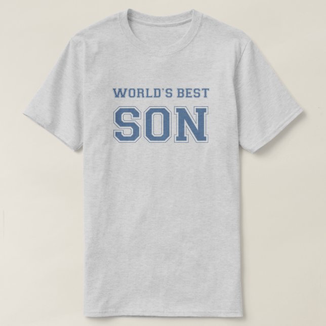 Der beste Sohn-T - Shirt der Welt (Design vorne)