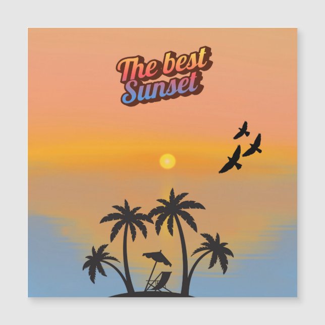 Der beste Sommer. Magnetkarte (Vorderseite)