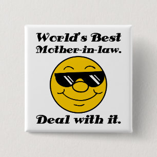 Der beste Spaß der Schwiegermutter auf der Welt Button
