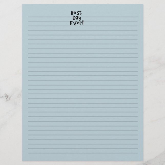 Der beste Tag aller Zeiten! (Vorderseite)