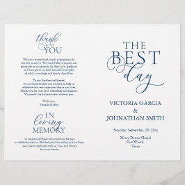 Der beste Tag, die Hochzeitsfeier - Folbare Progra