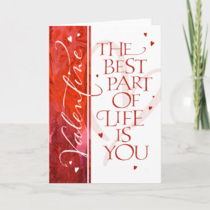 Der beste Teil des Lebens ist IHR Feiertagskarte