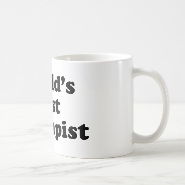 Der beste Therapeut der Welt Kaffeetasse (Rechts)