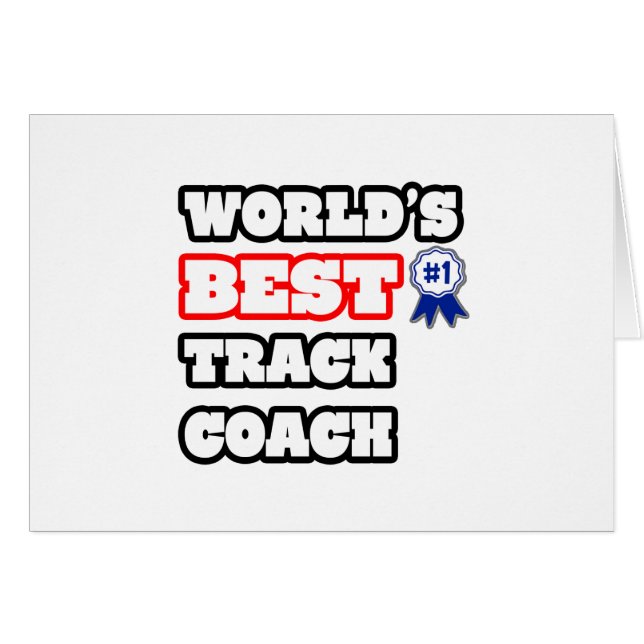 Der beste Track Coach der Welt (Vorderseite (Horizontal))