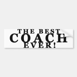 Der beste Trainer aller Zeiten! Autoaufkleber