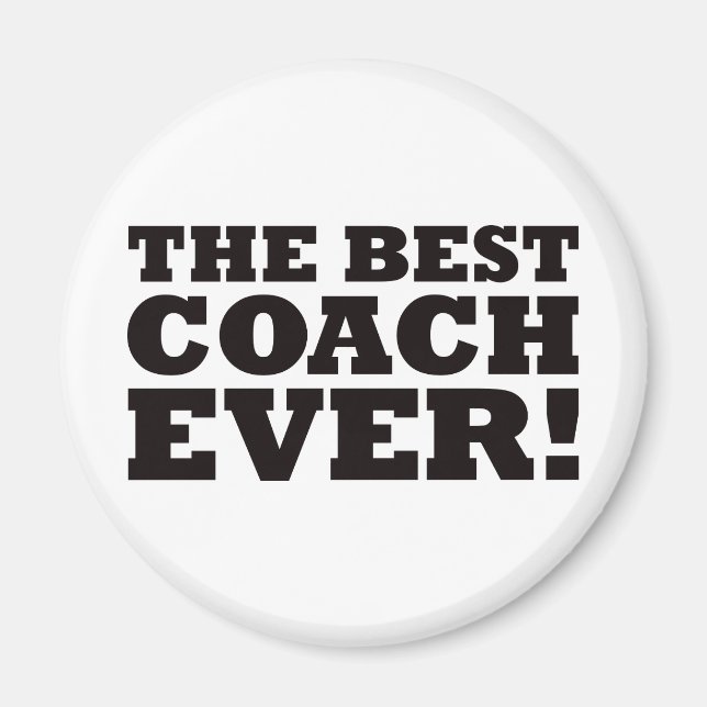 Der beste Trainer aller Zeiten Magnet (Vorne)