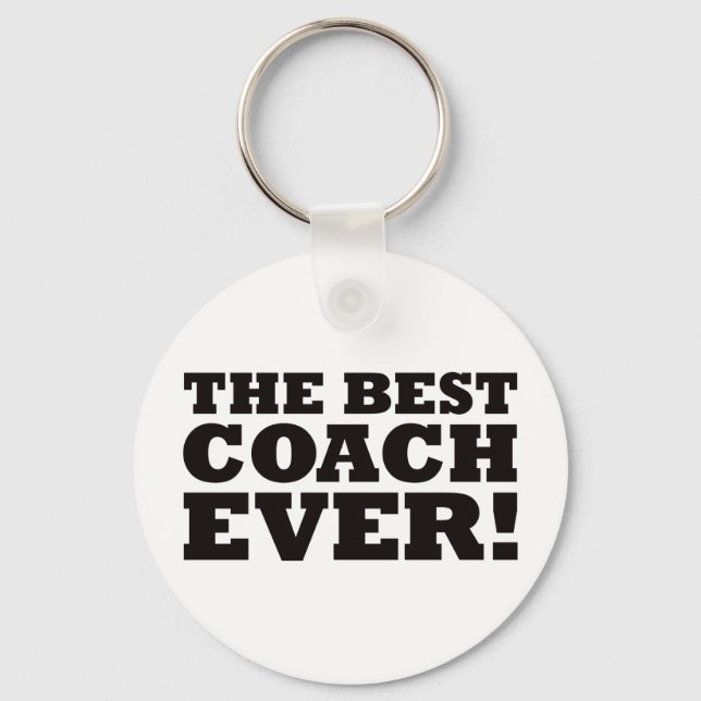 Der beste Trainer aller Zeiten Schlüsselanhänger (Vorderseite)