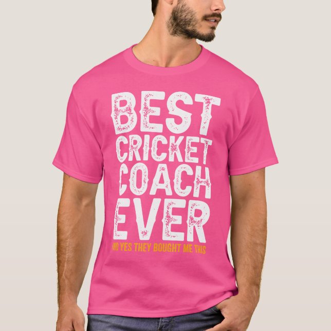 Der beste Trainer aller Zeiten und kaufte mir dies T-Shirt (Vorderseite)