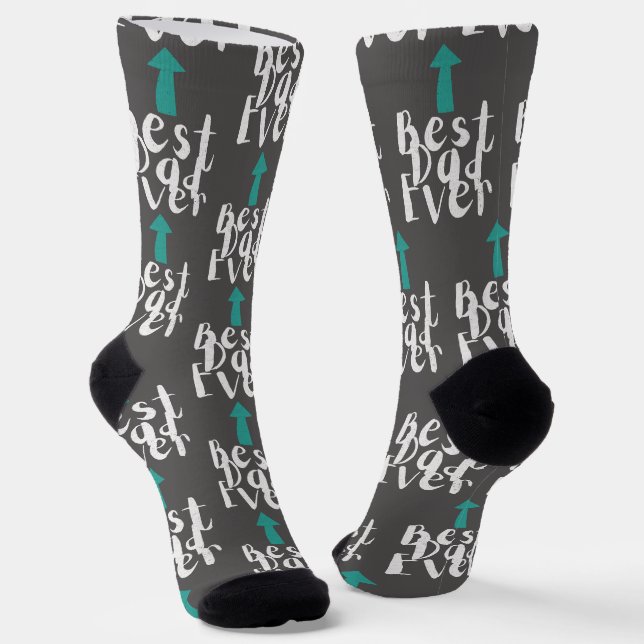 Der beste Vater aller Zeiten für den Vater Socken (Gewinkelt)