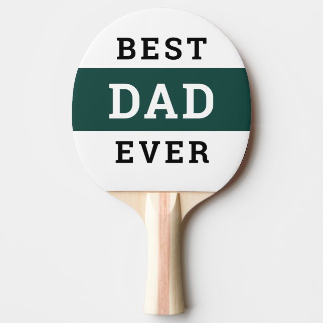 Der beste Vater aller Zeiten Tischtennis Schläger (Vorderseite)