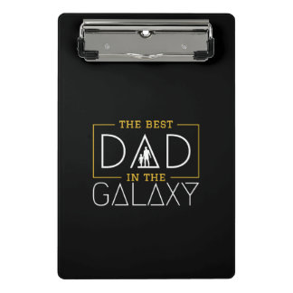 Der beste Vater der Galaxie Mini Klemmbrett