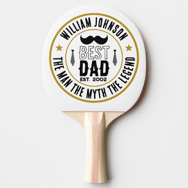 Der beste Vater Der Mythos der Legende Vater Tischtennis Schläger (Vorderseite)