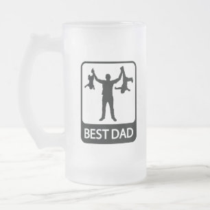 Der beste Vater - Der sonnige Vatertag Mattglas Bierglas