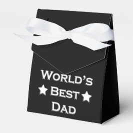 Der beste Vater der Welt auf schwarz Geschenkschachtel