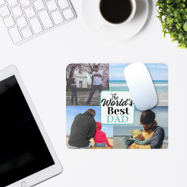 Der beste Vater der Welt | Benutzerdefinierte Vier Mousepad