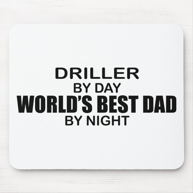 Der beste Vater der Welt - Driller Mousepad (Vorne)