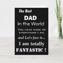 Der beste Vater der Welt Funny Vaterkarte Karte