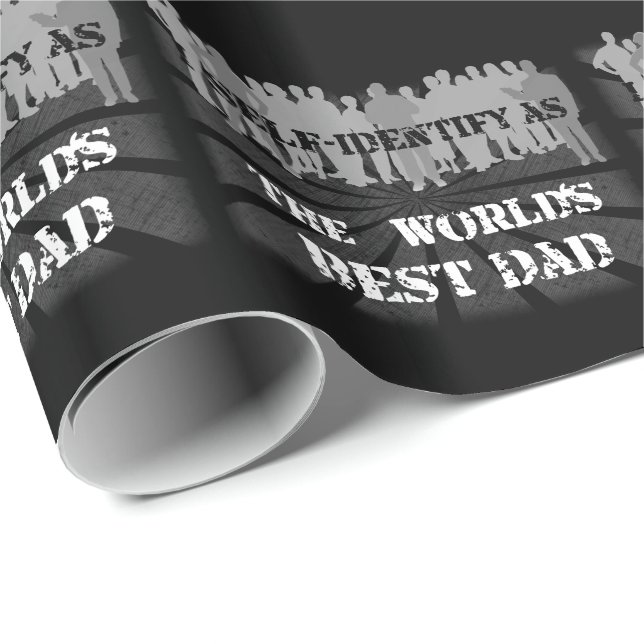 Der beste Vater der Welt Geschenkpapier (Rolleneckpunkt)