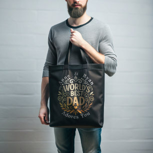 Der beste Vater der Welt - individualisierbares Ge Tasche