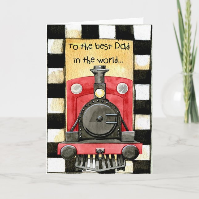 Der beste Vater der Welt Karte (Vorderseite)