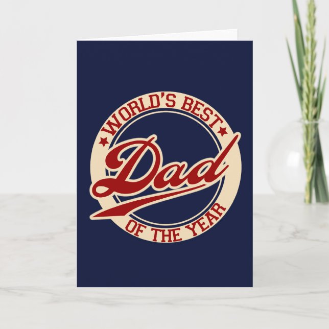 Der beste Vater der Welt Karte (Vorderseite)