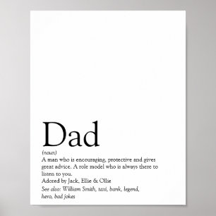 Der beste Vater der Welt, Papa, Definition des Vat Poster