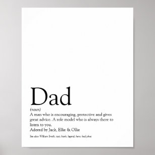 Der beste Vater der Welt, Papa, Definition des Vat Poster