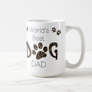 Der beste Vater der Welt - Paw Prints - Hund Lover Kaffeetasse