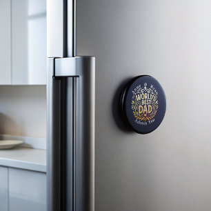 Der beste Vater der Welt Personalisiert Magnet