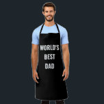 Der beste VATER der Welt Schürze<br><div class="desc">Die beste Schürze für den Vater der Welt</div>