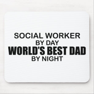 Der beste Vater der Welt - Sozialarbeiter Mousepad