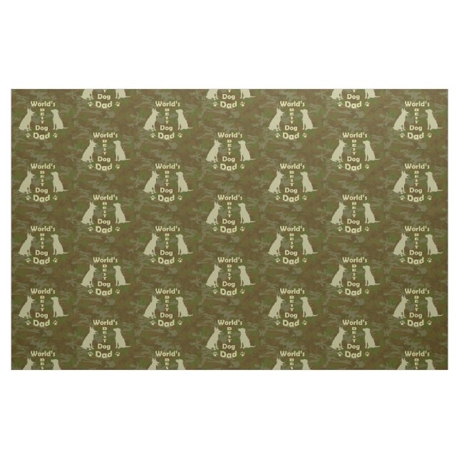 Der beste Vater der Welt Stoff (Fat Quarter (45,7 x 55,9 cm))