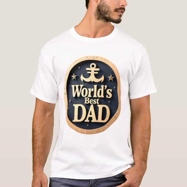"Der beste Vater der Welt" T-Shirt (Vorderseite)