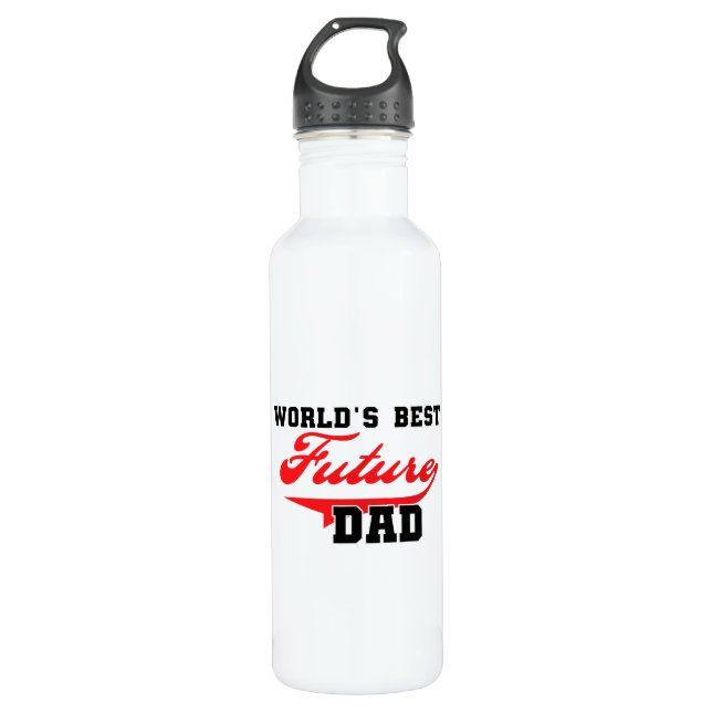 Der beste Vater der Welt Trinkflasche (Vorderseite)