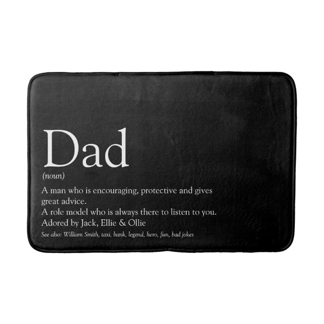 Der beste Vater der Welt, Vater Daddy, definiert S Badematte (Vorderseite)