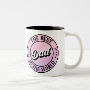 Der beste Vater des herwärmenden Vaters der Welt Zweifarbige Tasse