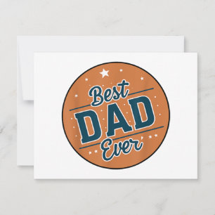 Der beste Vater des Vaters in der Welt Feiertagskarte