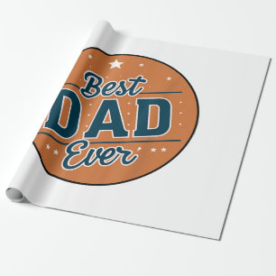 Der beste Vater des Vaters in der Welt Geschenkpapier