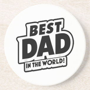 Der beste Vater des Vaters in der Welt Getränkeuntersetzer