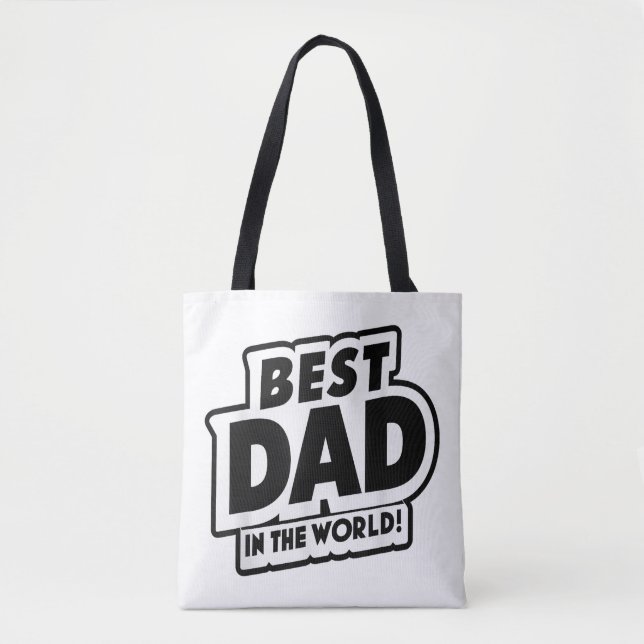 Der beste Vater des Vaters in der Welt Tasche (Vorderseite)