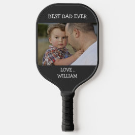 Der beste Vater für Vatertag - Benutzerdefinierter Pickleball Schläger
