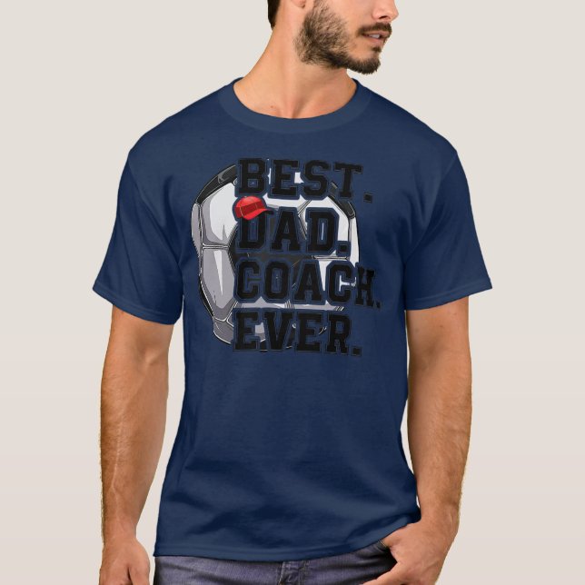 Der beste Vater-Fußballtrainer aller Zeiten T-Shirt (Vorderseite)