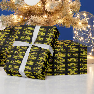Der beste Vater in der Galaxy Väter Tag Geschenk Geschenkpapier