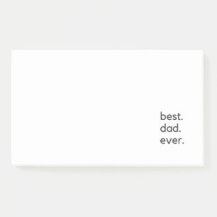 Der beste Vater ist dunkel Post-it Klebezettel