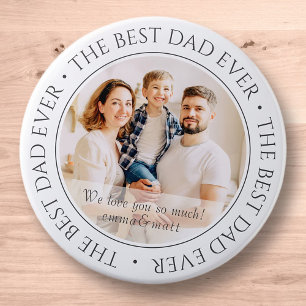 Der beste Vater je einfaches, modernes klassisches Button