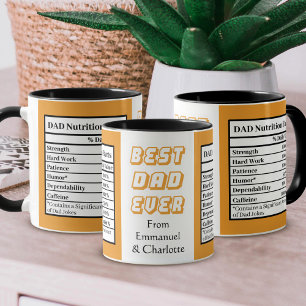 Der beste Vater je Fathers Day Funny Attributes Or Tasse