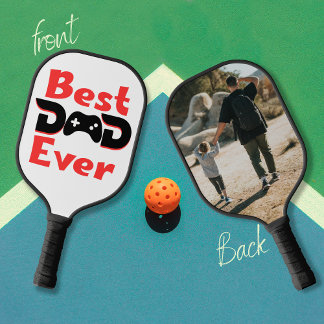 Der beste Vater je Gamer Vater Vathetage Pickleball Schläger