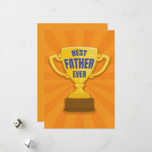 Der beste Vater je Retro Trophy Cup für Vater, Dad