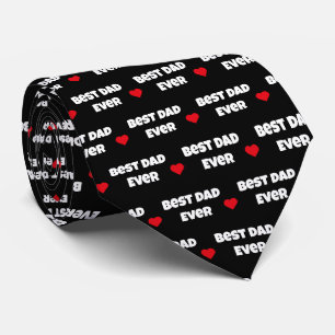 Der beste Vater je Valentinstag Krawatte